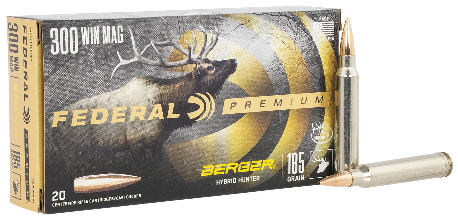 Federal .300 Win Mag 185gr Brass – 20rd