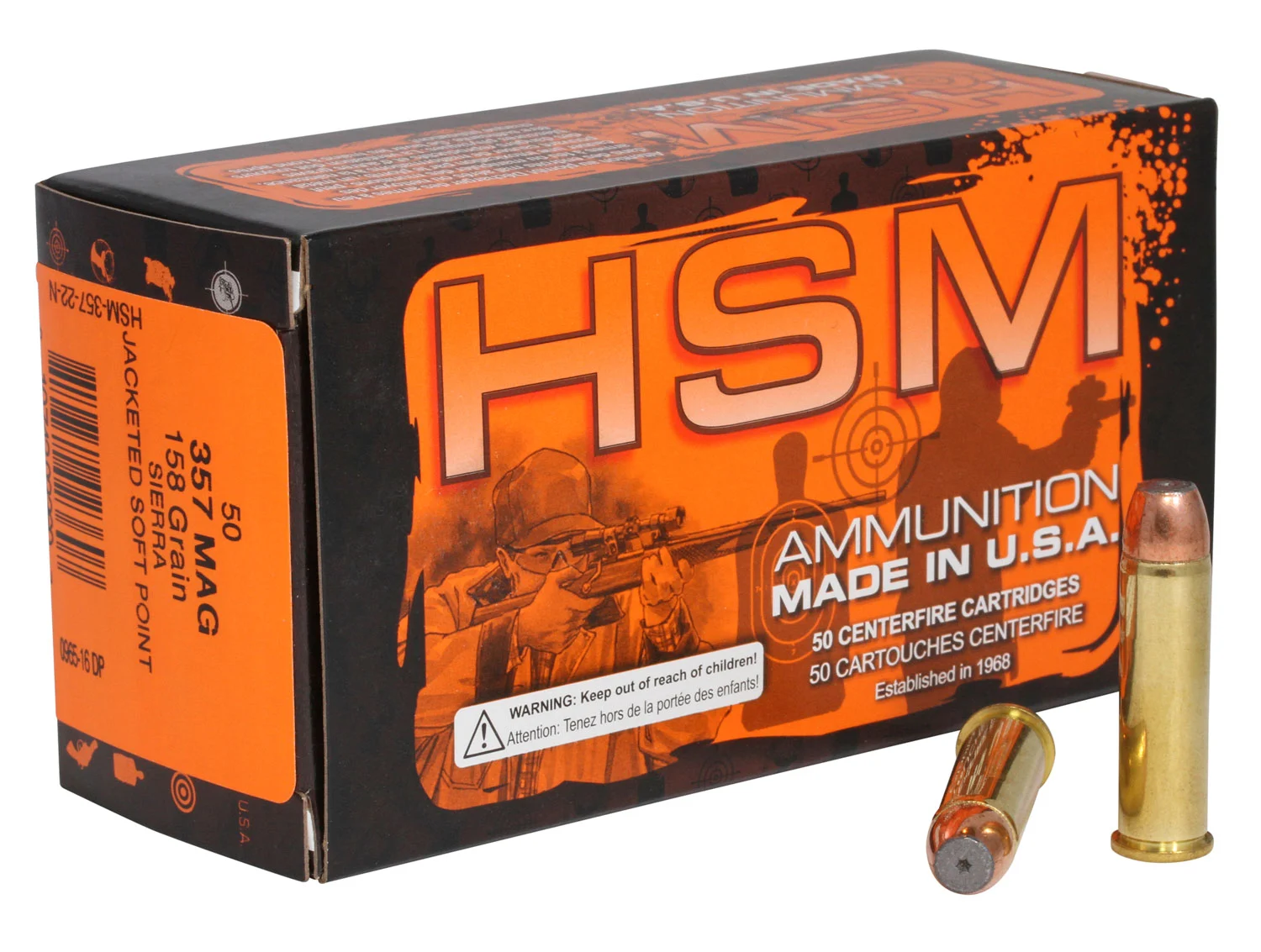 HSM .41 Rem Mag 210gr Brass – 20rd