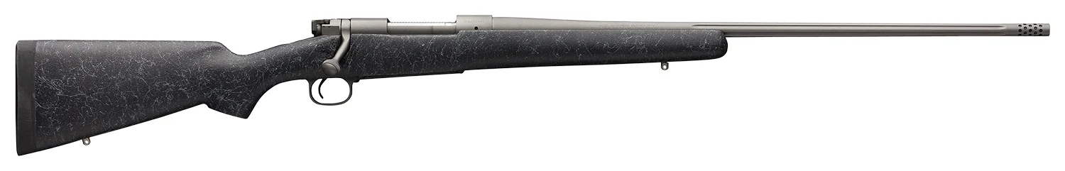 Winchester Guns 535238289 Model 70 Extreme 6.5 Creedmoor 4+1 Cap 22" Tungsten Gray Cerakote Rec/Barrel Textured Charcoal Gray Fixed Bell & Carlson Stock Right Hand with MOA Trigger System (Full Size)