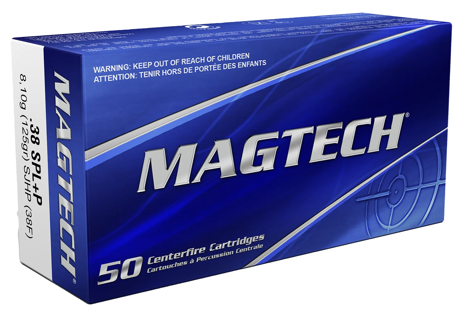 Magtech Ammunition .38 Special 125gr Brass – 50rd