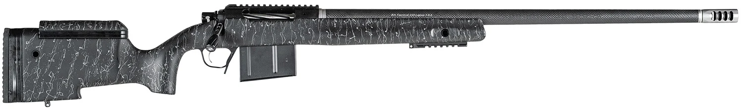 Christensen Arms 8010400200 BA Tactical Long Range 300 PRC 3+1 26" Carbon Fiber Barrel, Black Nitride Finish, Black with Gray Webbing Stock