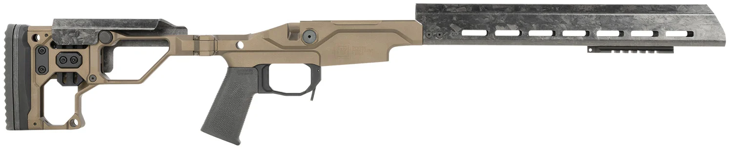 Christensen Arms 8100000104 Modern Precision Rifle Chassis Desert Brown for Rem 700 Short Action