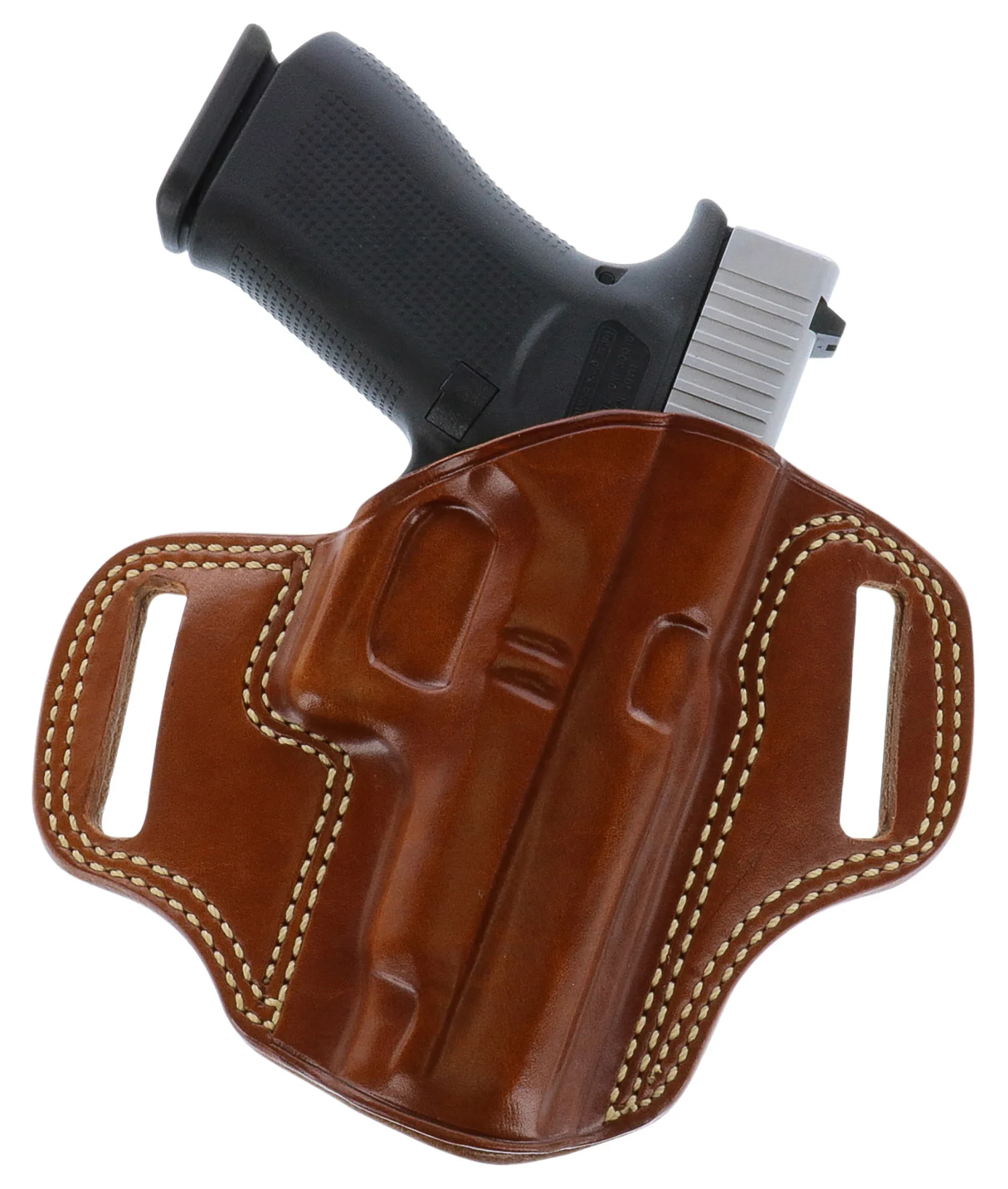 Galco CM880 Combat Master OWB Tan Leather Belt Slide Fits Springfield XDM 4.5″ Right Hand