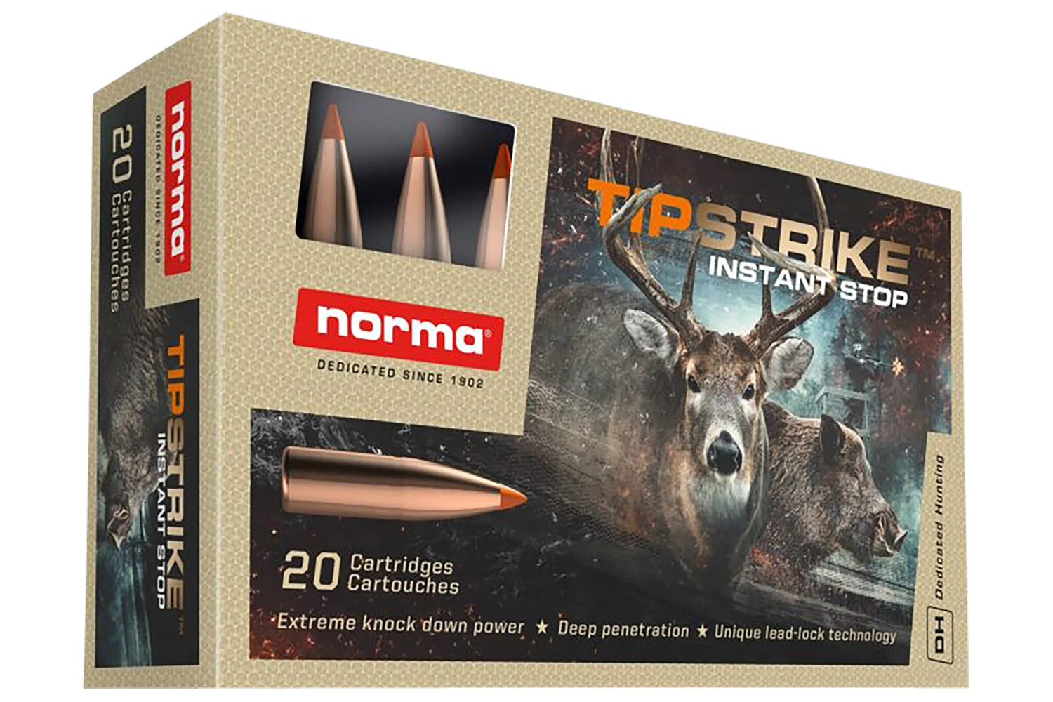 Norma .308 Winchester 170gr Brass – 20rd