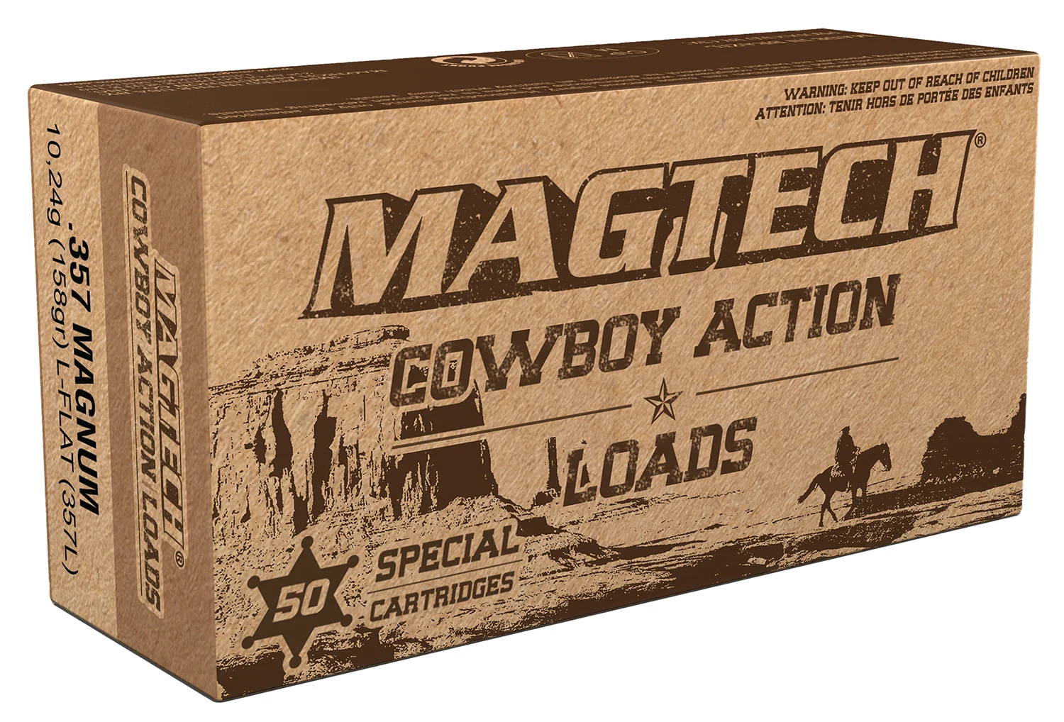 Magtech Ammunition .357 Magnum 158gr Steel – 50rd