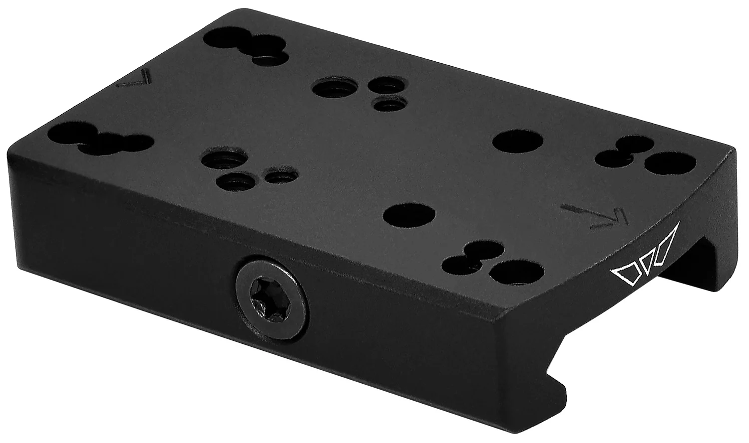 Warne 6109M Red Dot Reflex Mount Low Profile Black Anodized Aluminum Fits Shield RMS/Leupold/Delta Point/Trijicon RMR/Burris