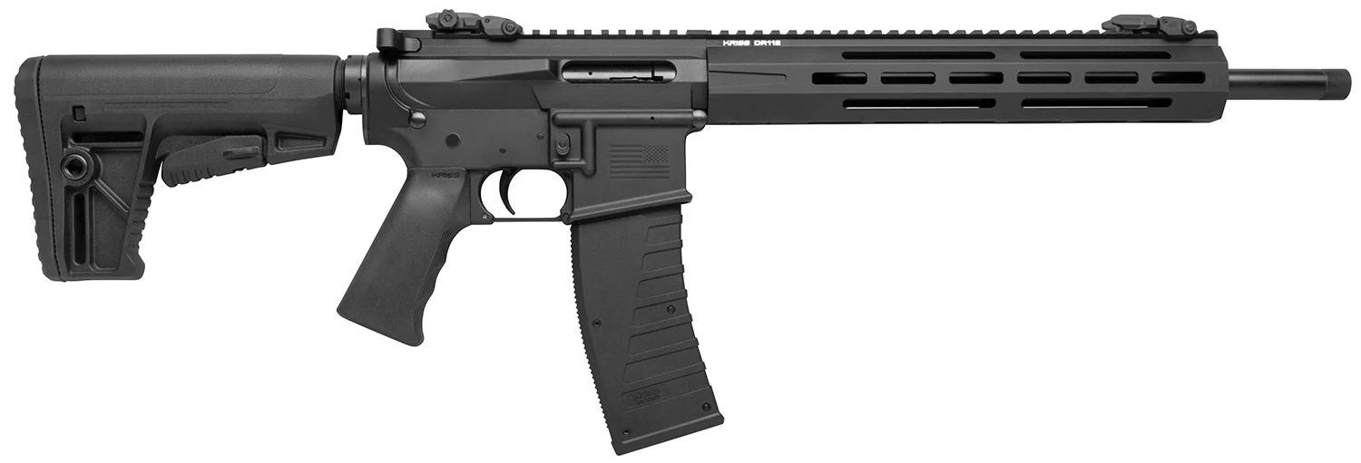 Kriss USA DM22CBL10 DMK22C Full Size 22 LR 15+1 16.50" Black Nitride Threaded Barrel, Black Picatinny Rail Aluminum Receiver, M-LOK Handguard, Black Synthetic 6 Position Stock, Black Polymer Grips