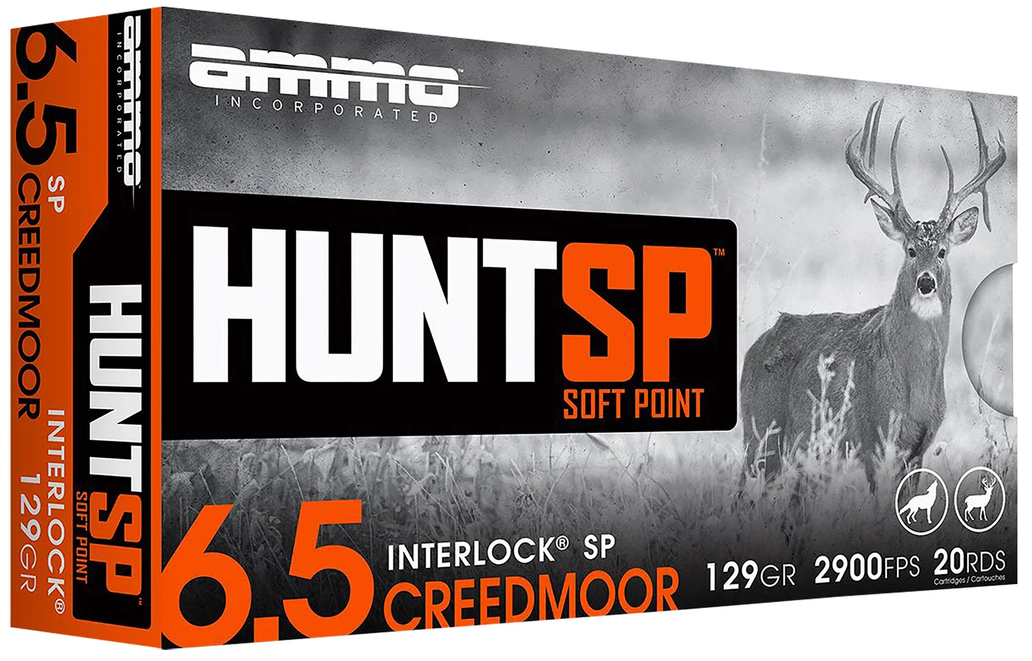Ammo 6.5 Creedmoor 129gr SP – 20rd