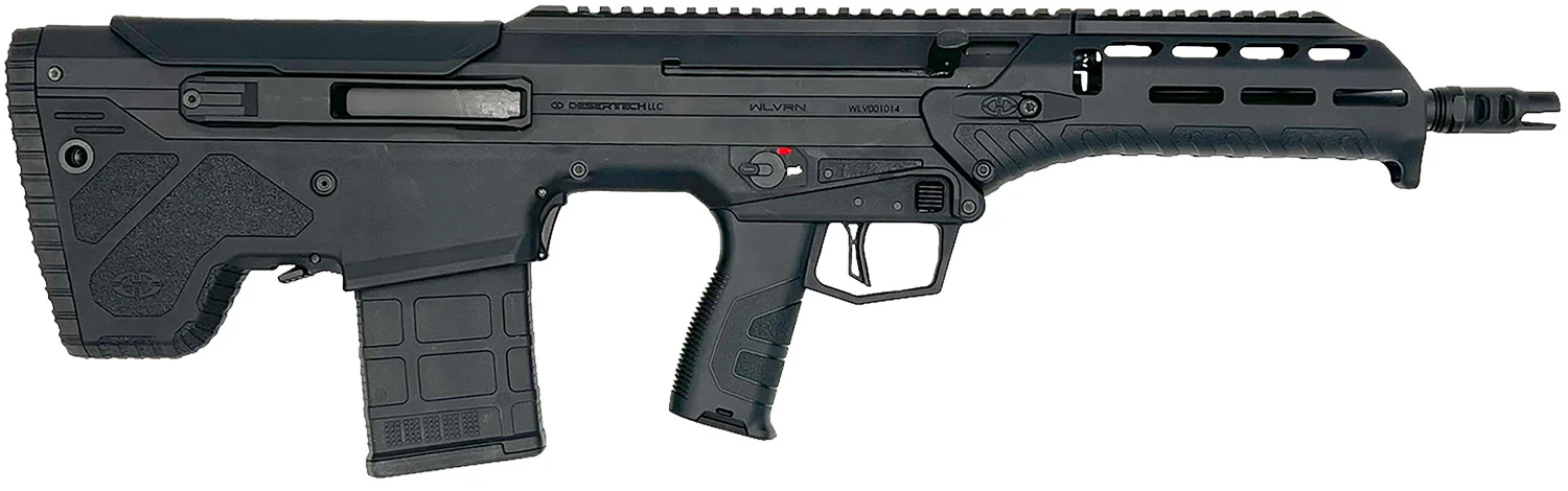 Desert Tech WLVRFA2020B WLVRN 308 Win/7.62 NATO 20+1 20" Black Steel Threaded Barrel, Black Hard Coat Anodized Picatinny Rail Aluminum Receiver, M-LOK Handguard, Black Polymer Chassis, Ambidextrous