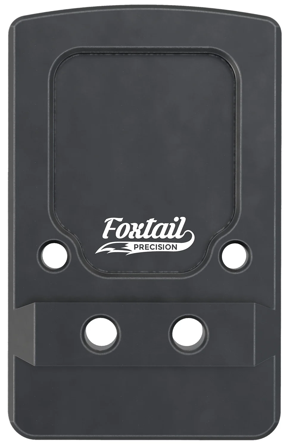 Foxtail Precision 100013 Rear Sight Dovetail Optic Adapter Plate for non MOS Glock Black Anodized Glock Non MOS