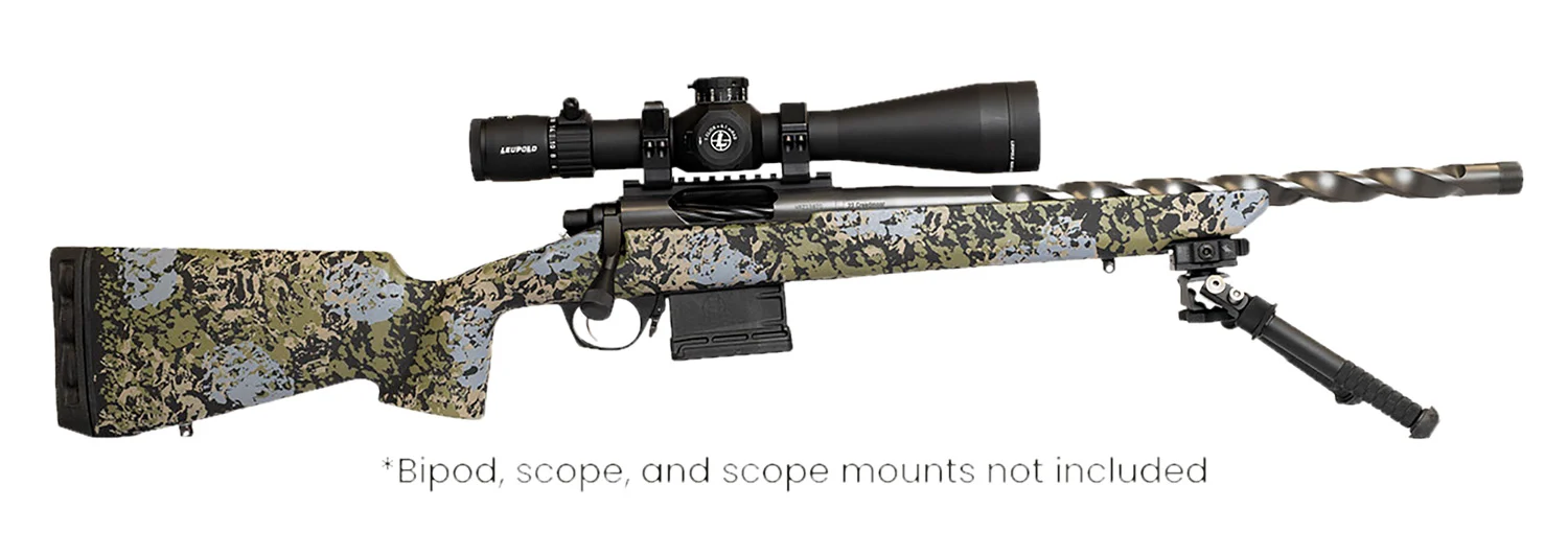 Horizon Firearms RF006P221816T12 Vandal X 22 Creedmoor 18" Black Fluted Threaded Barrel, Drilled & Tapped Receiver, Iota EKO X Carbon Fiber Stock