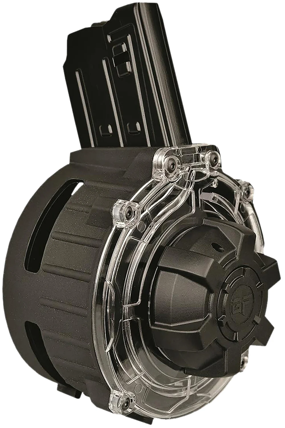Gforce Arms GFDRUM2012 Drum Magazine 20rd Drum Fits Akdal MKA 1919 Black Steel/Polymer