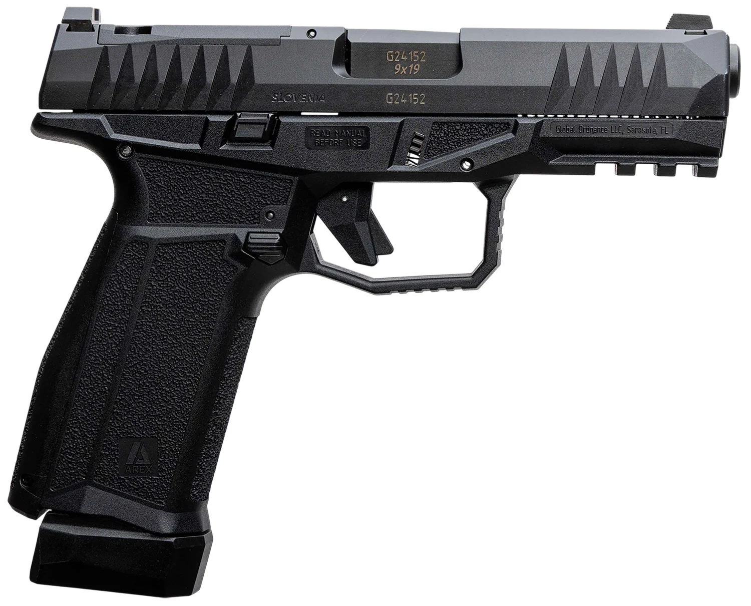 AREX 815537023954 Delta M Gen2 9mm Luger 17+1 4″ Black Barrel, Black Nitride Optic Cut/Serrated Slide, Black Frame, Ambidextrous
