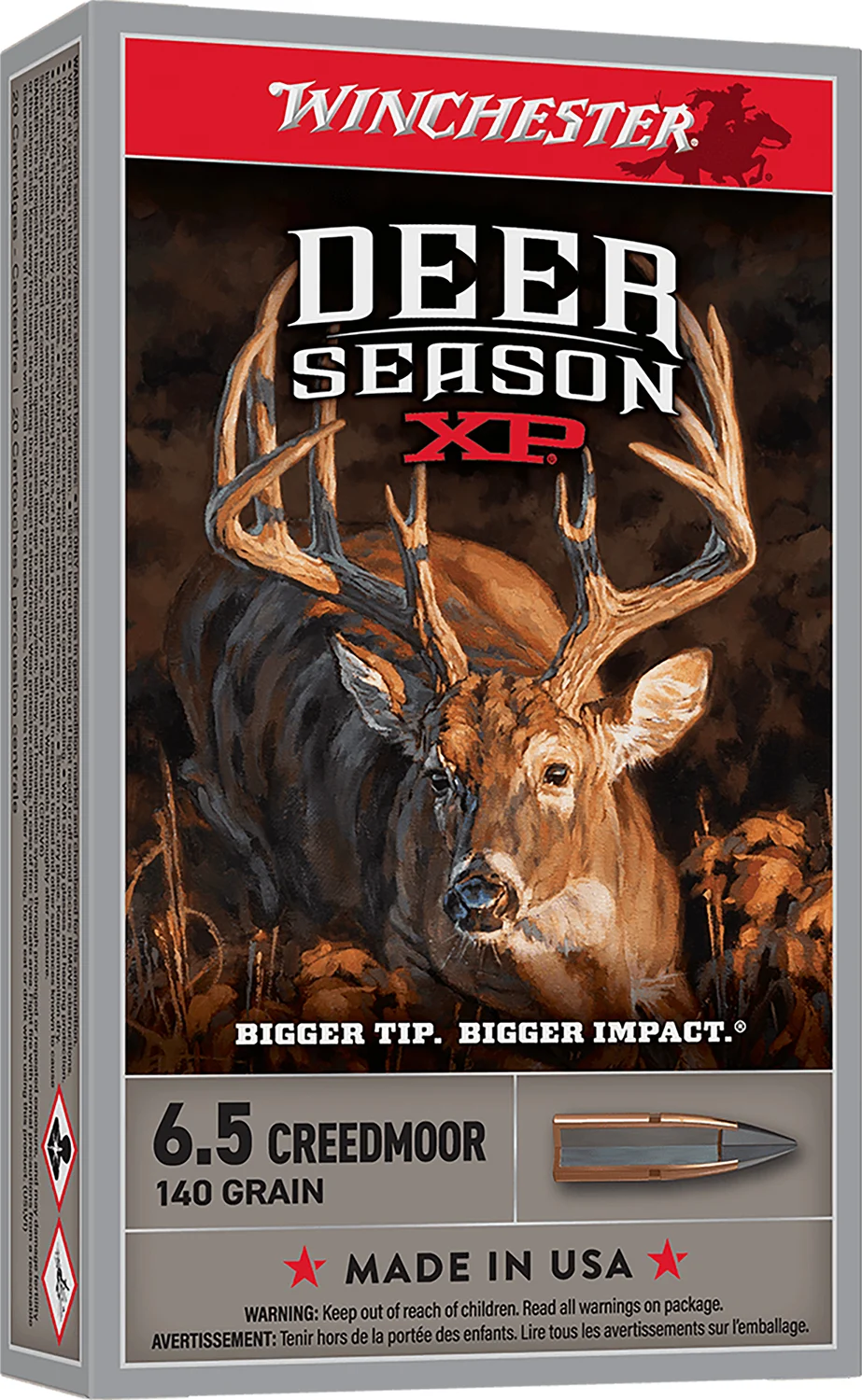 Winchester 6.5 Creedmoor 140gr N/A N/A – 20rd
