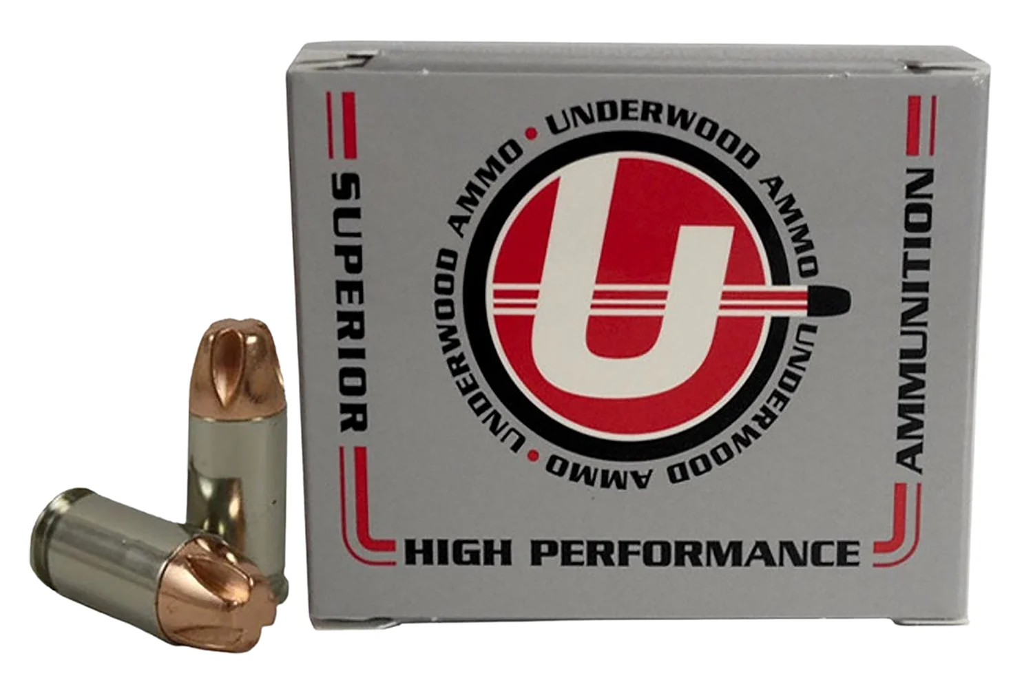 Underwood Ammo .380 ACP 90gr SOLID MONOLITHIC Nickel-Plated Brass – 20rd