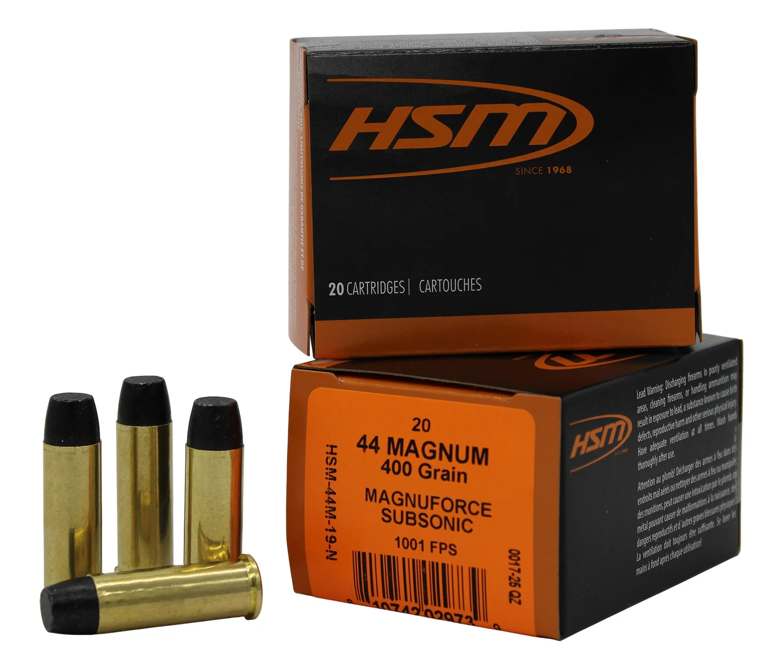 HSM .44 Magnum 400gr – 20rd