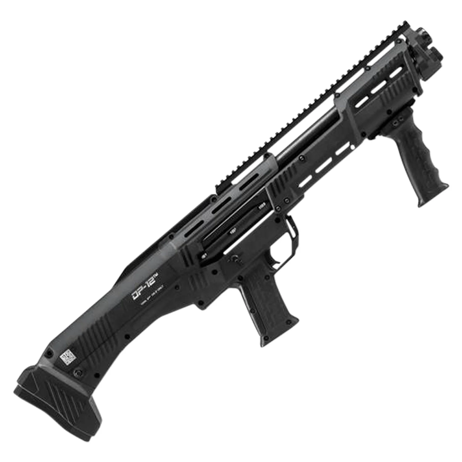 Standard Mfg DP12 DP-12 12 Gauge Pump 3" 14+2 18.88" Black Double Barrel, Black Picatinny Rail Aluminum Receiver, Picatinny Handguard, Black Synthetic Stock