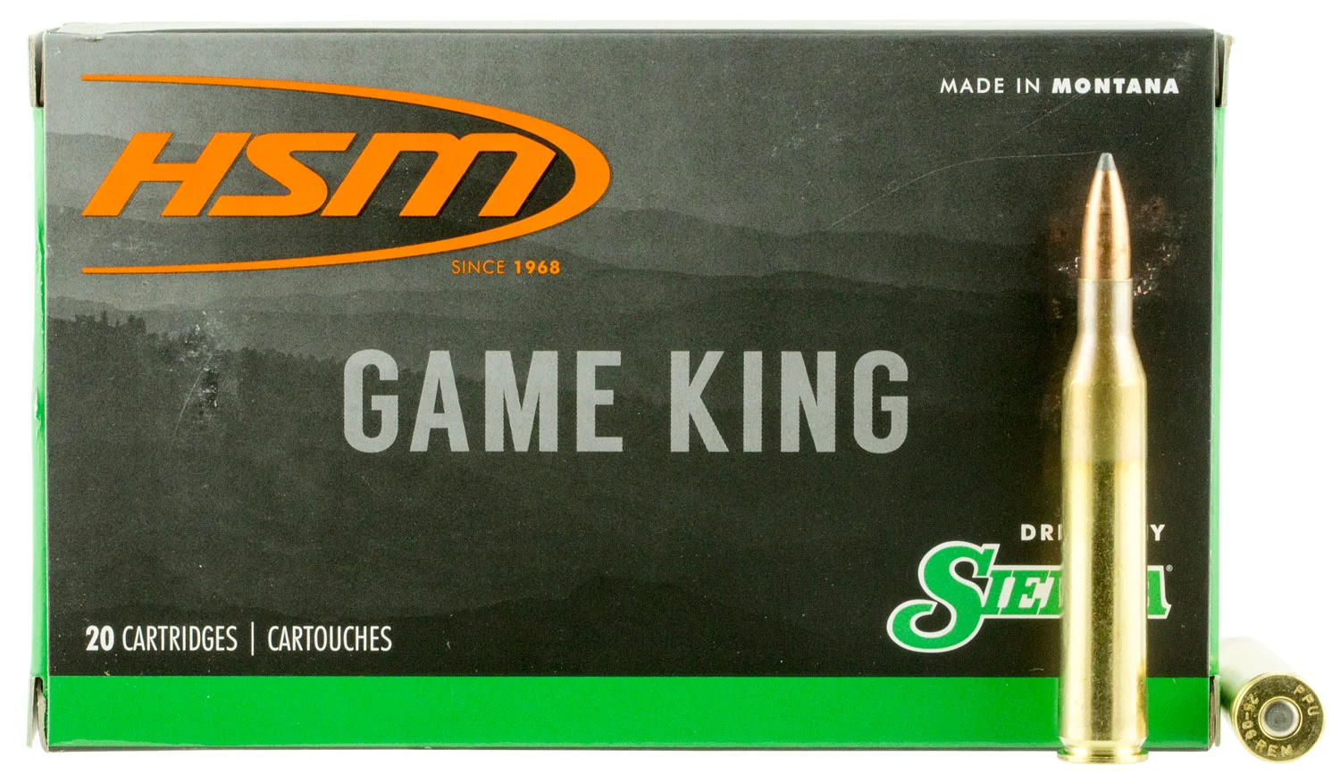 HSM .25-06 Remington 100gr GAMEKING Brass – 20rd