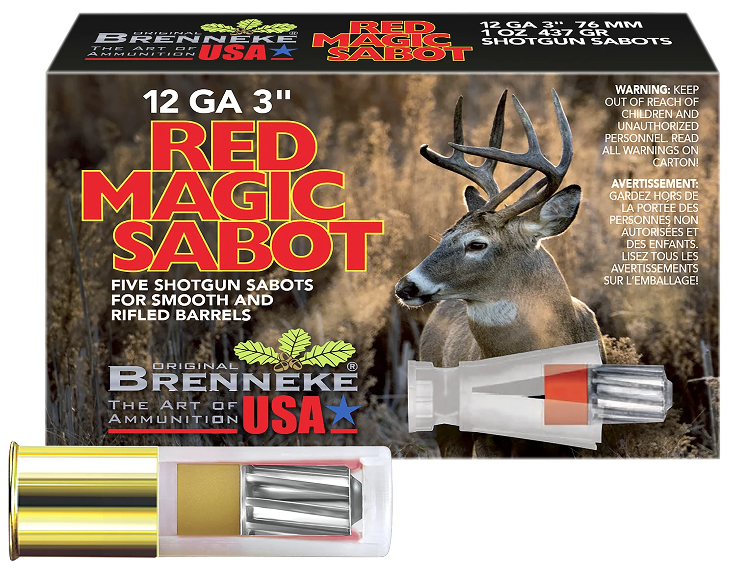 Brenneke 12 Gauge SLUG – 5rd