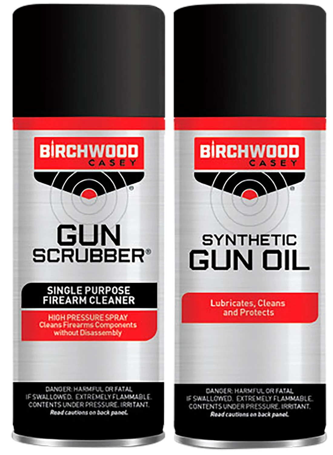Birchwood Casey 33329 Gun Scrubber & Synthetic Gun Oil Combo Pack 1.25 oz Aerosol 2 Pack
