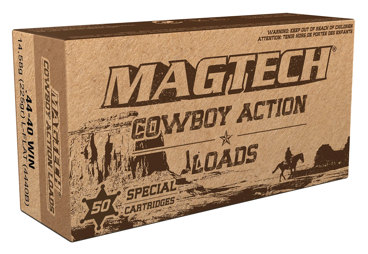 Magtech Ammunition .44-40 Winchester 225gr Steel – 50rd