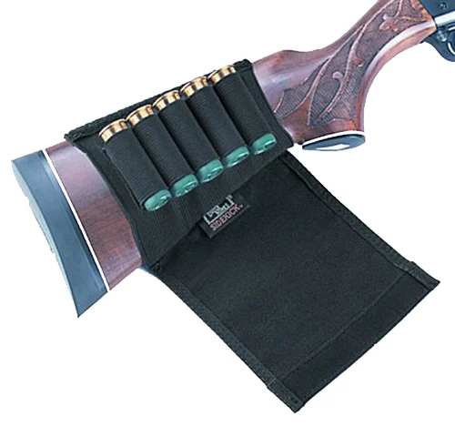 Uncle Mike's 88492 Buttstock Shell Holder Black Nylon 5rd Shotgun
