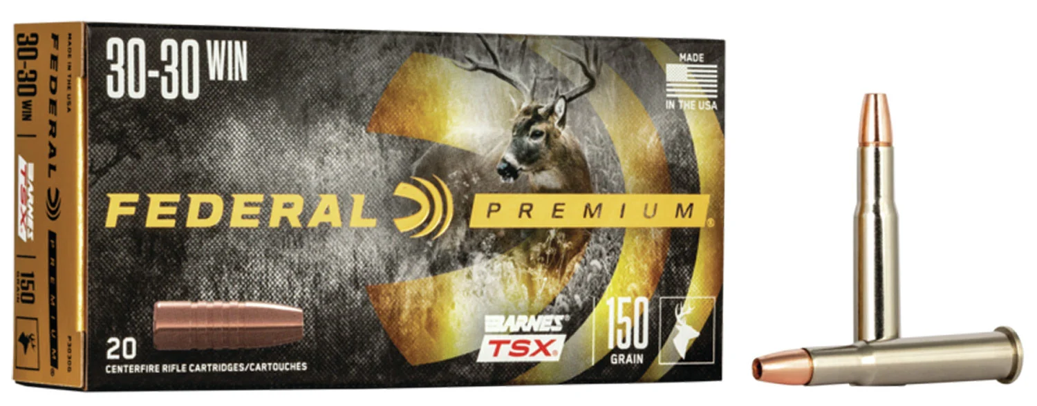 Federal .30-30 Winchester 150gr TSX Brass – 20rd