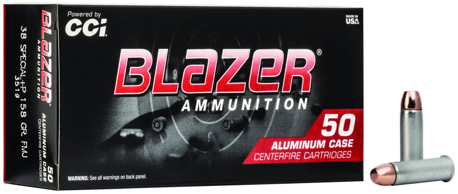 CCI Ammunition .38 Special 158gr FMJ Aluminum – 50rd