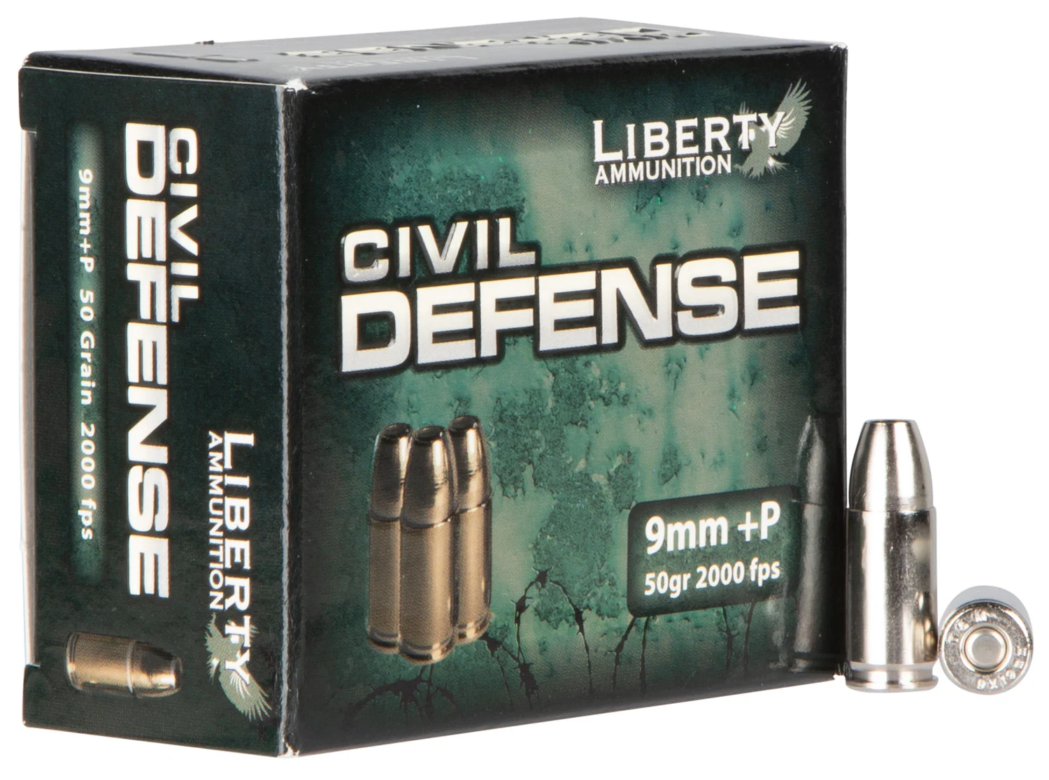 Liberty 9mm Luger 50gr HP Brass – 20rd