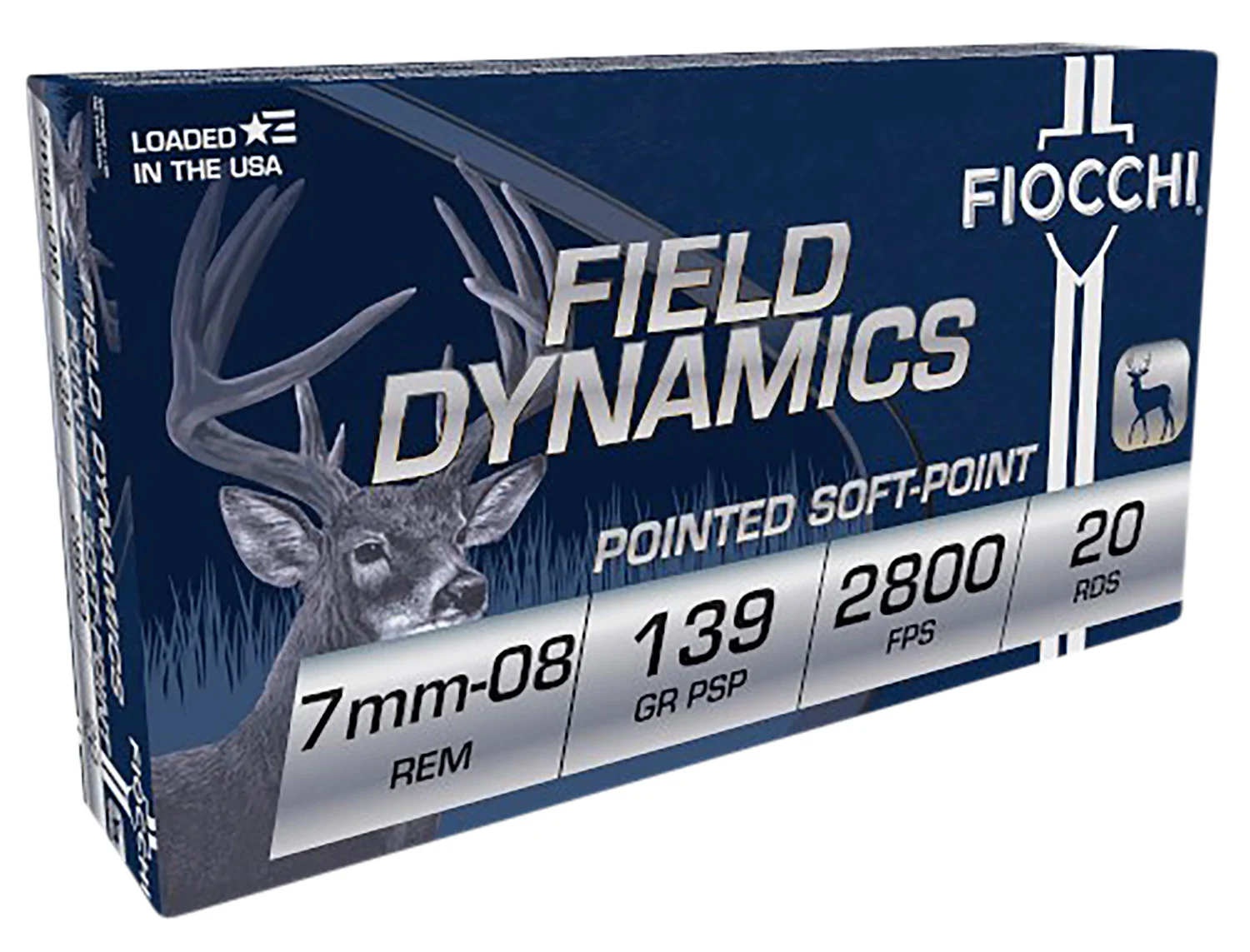 Fiocchi 7mm-08 Remington 139gr Brass – 20rd