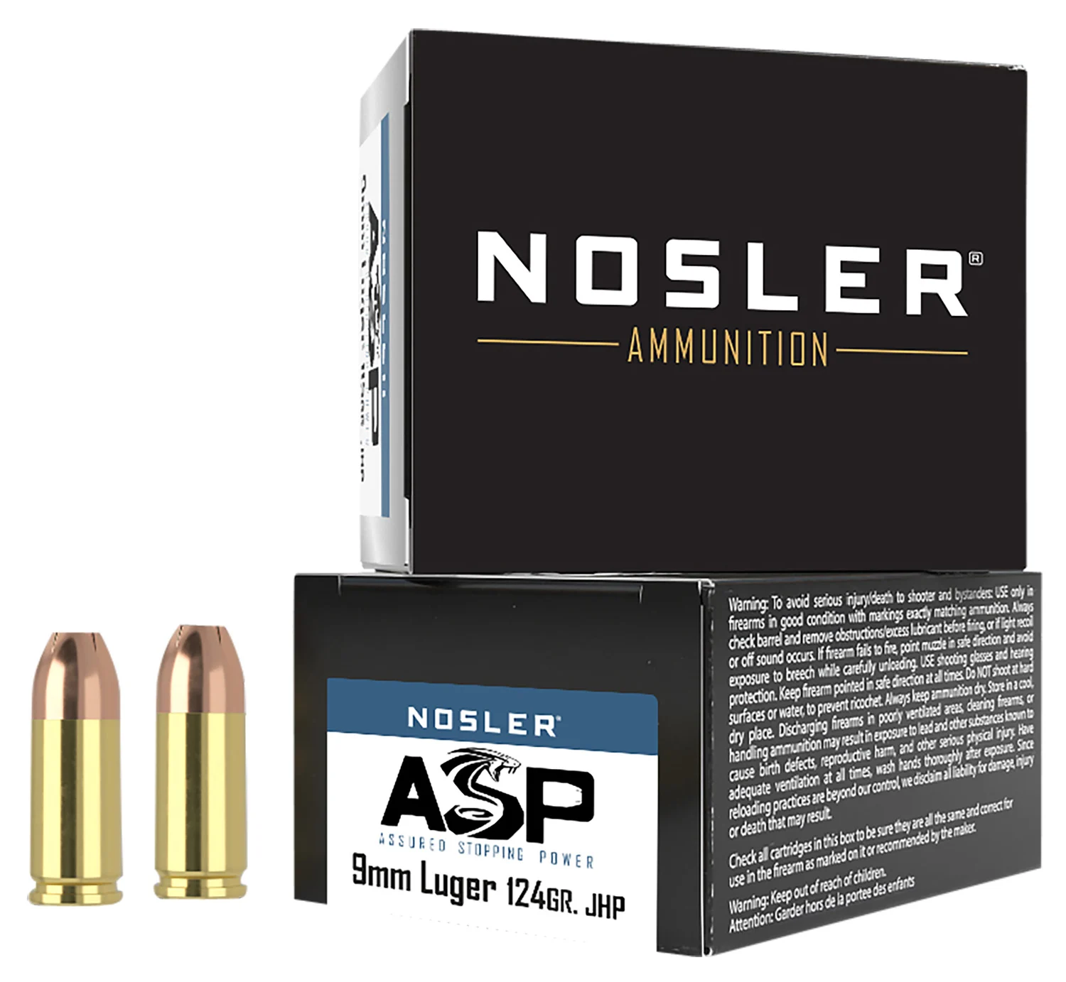 Nosler 9mm Luger 124gr Brass – 20rd