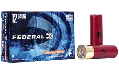 Federal 12 Gauge BUCKSHOT High – 5rd