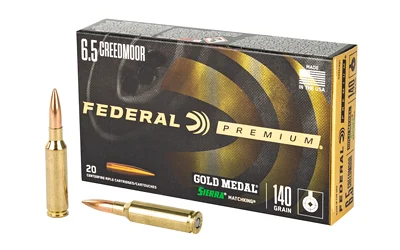 Federal 6.5 Creedmoor 140gr MATCHKING Brass – 20rd