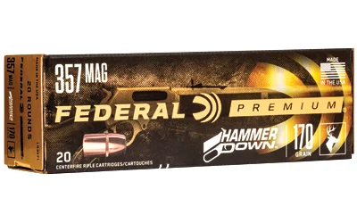 Federal .357 Magnum 170gr SP Nickel-Plated Brass – 20rd