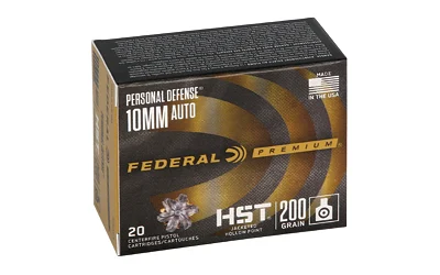 Federal 10mm Auto 200gr HST Nickel-Plated Brass – 20rd