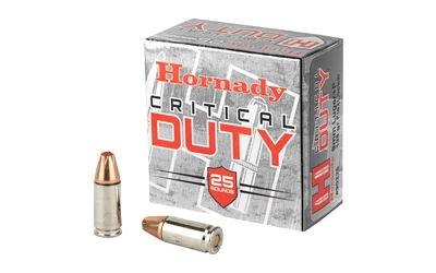 Hornady 9mm Luger 135gr CRITICAL DUTY Nickel-Plated Brass – 25rd