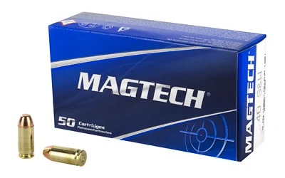 Magtech Ammunition .40 S&W 165gr FMJ Brass – 50rd