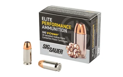 Sig-Sauer .45 ACP 185gr JHP Nickel-Plated Brass – 20rd