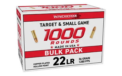 Winchester .22 LR 36gr HP – 1000rd