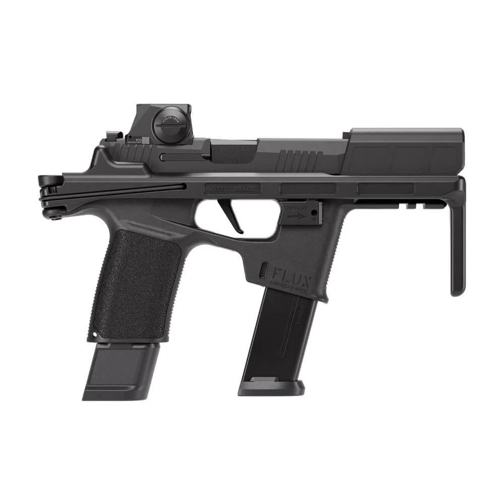 Sig Sauer P365-FLUX Handgun 9mm Luger 21(2)17(1)&25(1)rd Magazines 6" Barrel Brace w/TacKit